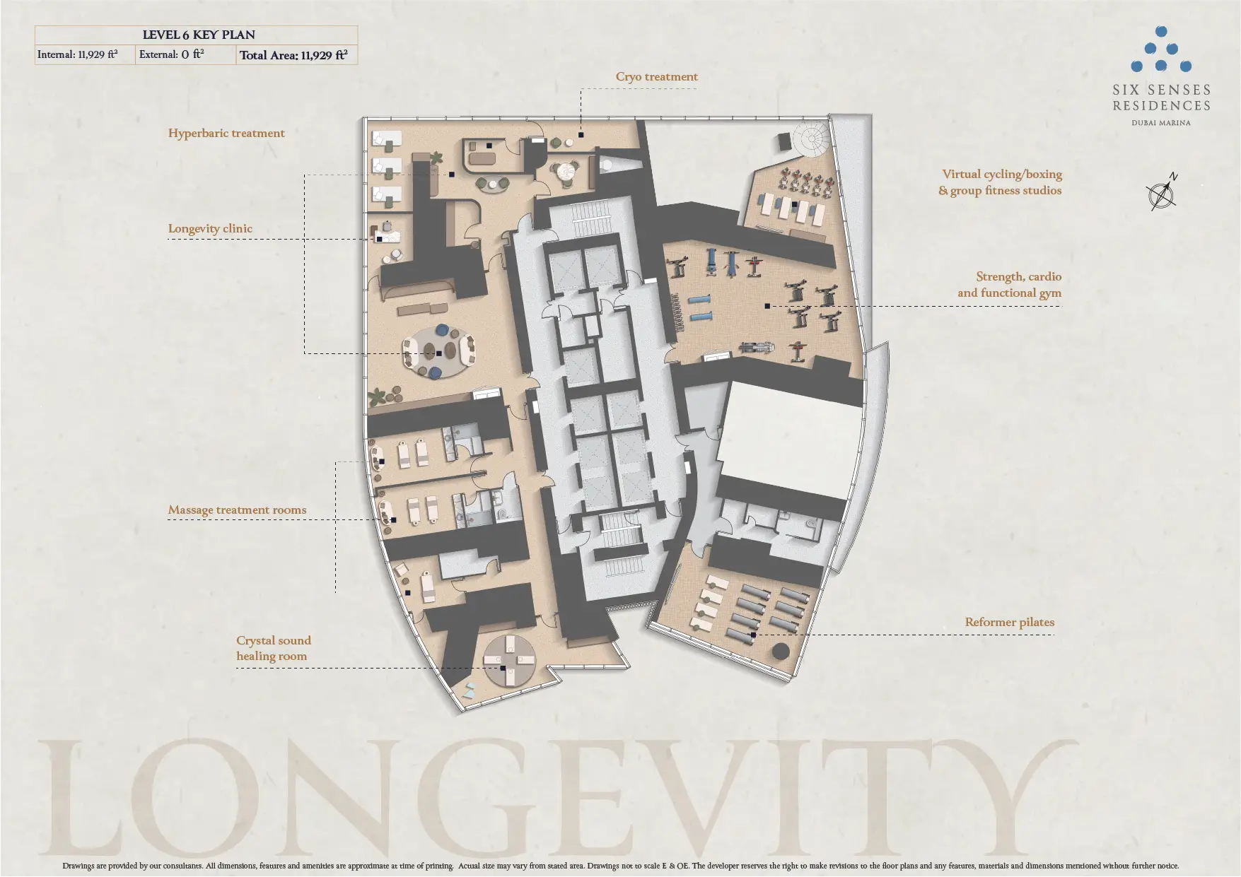 Level 6 Key Plan